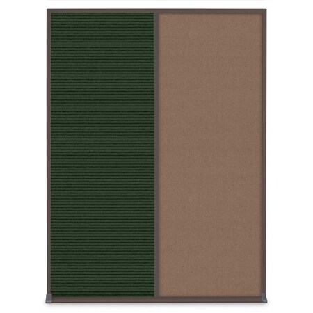 United Visual Products Single Door Radius Plus Corkboard, 24"X, UV8001PLUS-SATIN-APRICOT UV8001PLUS-SATIN-APRICOT